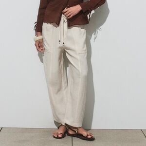 *FIRM PRICE* NWT - Zara Rustic Elastic Waist Pants